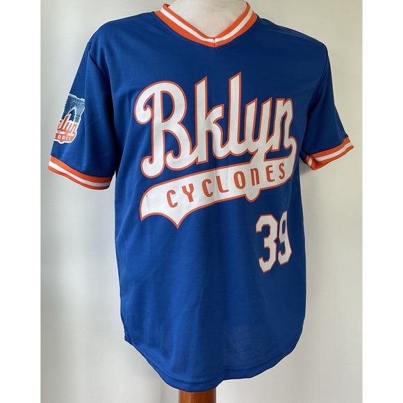 BROOKLYN CYCLONES SGA MICHAEL CONFORTO BLUE MINOR LEAGUE JERSEY SIZE SMALL - Picture 1 of 8